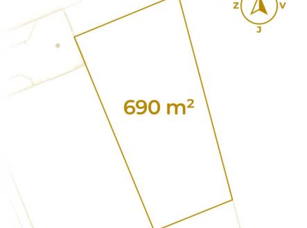 Prodej - pozemek pro bydlení, 690 m²