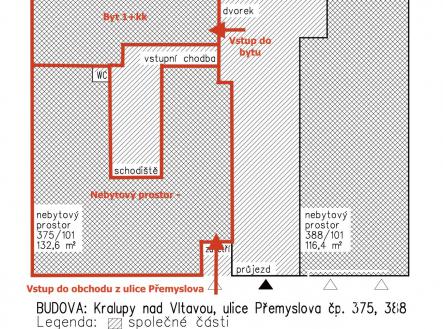 Prodej - obchodní prostor, 132 m²