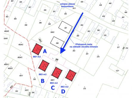 Prodej - pozemek pro bydlení, 883 m²