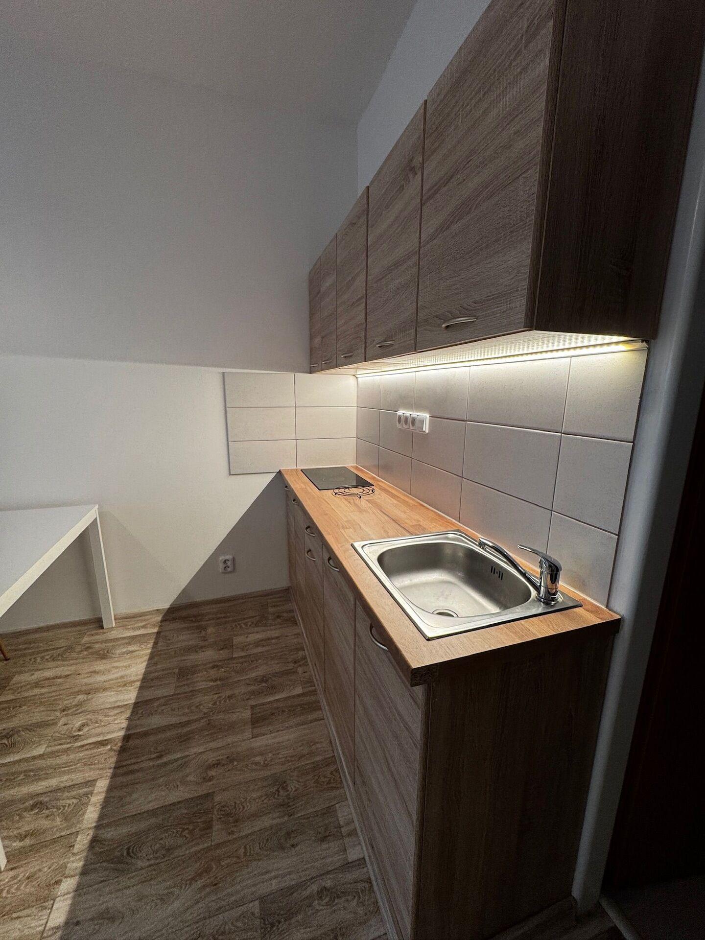 Pronájem bytu 1+kk, 24 m², ulice Hartigova, Praha 3