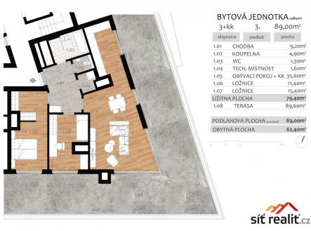 Prodej bytu, 3+kk, 179 m²