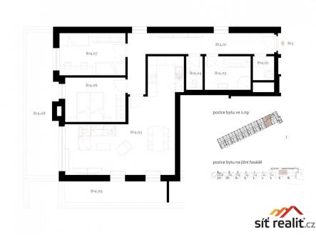 Prodej bytu, 3+kk, 125 m²