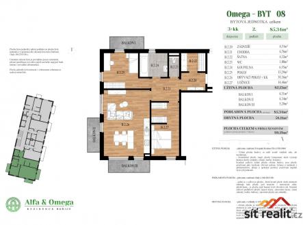 Prodej bytu, 3+kk, 99 m²