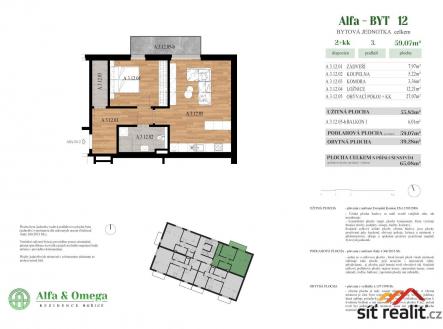 Prodej bytu, 2+kk, 65,1 m²