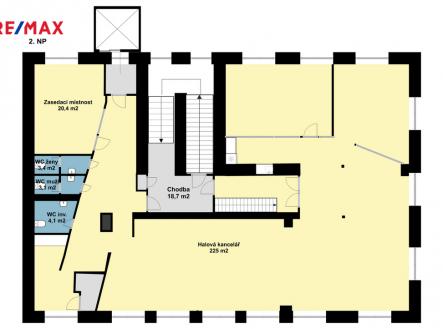 Pronájem kanceláře, 563 m²