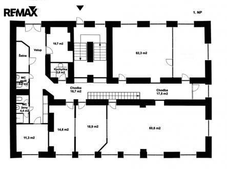 Pronájem kanceláře, 563 m²