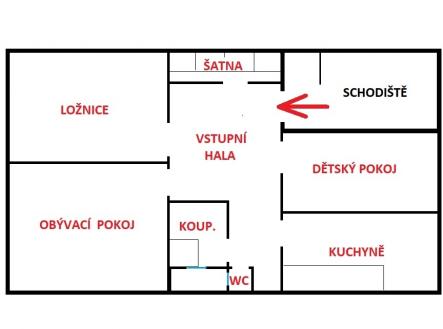 Prodej bytu, 3+1, 83 m²