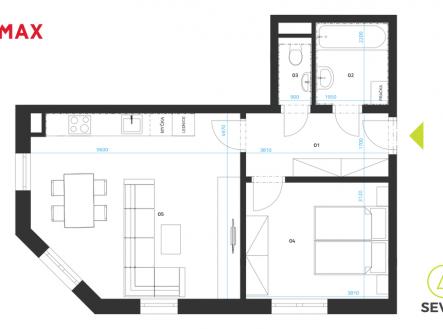 Prodej bytu, 2+kk, 52 m²