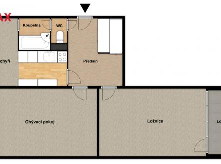 Prodej bytu, 2+1, 68 m²