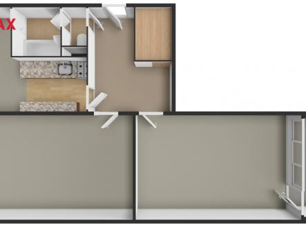 Prodej bytu, 2+1, 68 m²