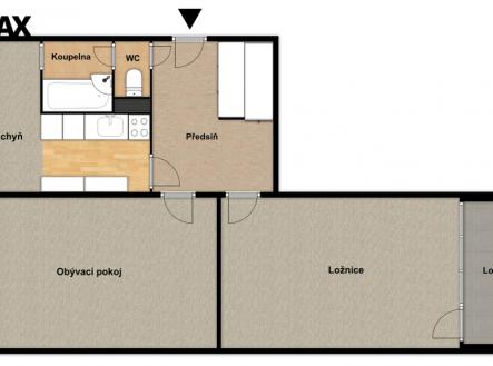 Prodej bytu, 2+1, 68 m²