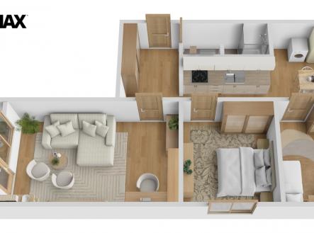 Prodej bytu, 3+1, 74 m²