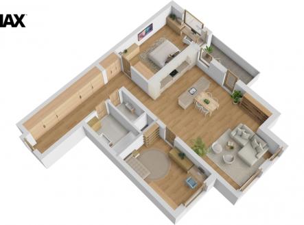 Pronájem bytu, 3+kk, 97 m²