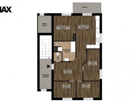 Pronájem bytu, 4+kk, 83 m²