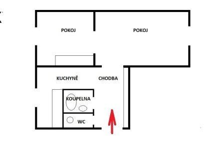 Pronájem bytu, 2+1, 51 m², Plzeň – náhled fotky 3
