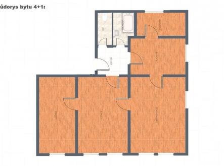 Prodej bytu, 4+1, 96 m²