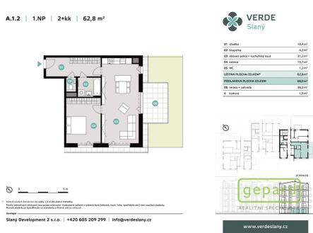 Prodej bytu, 2+kk, 66 m²