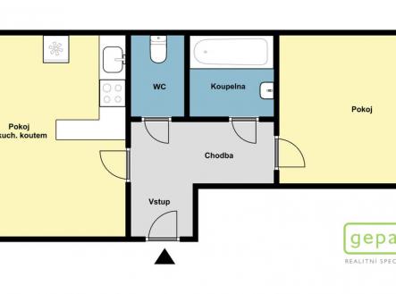 Prodej bytu, 2+kk, 59 m²