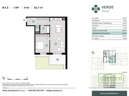 Prodej bytu, 2+kk, 66 m²