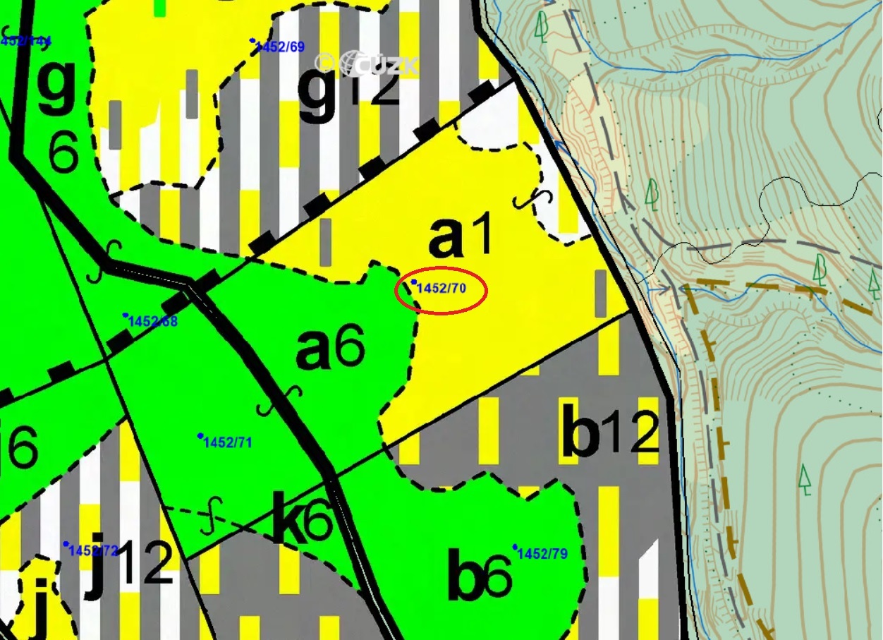 Lesní pozemek o výměře 17 892 m2, podíl 1/1, k.ú. Horní Lomná, okres Frýdek-Místek