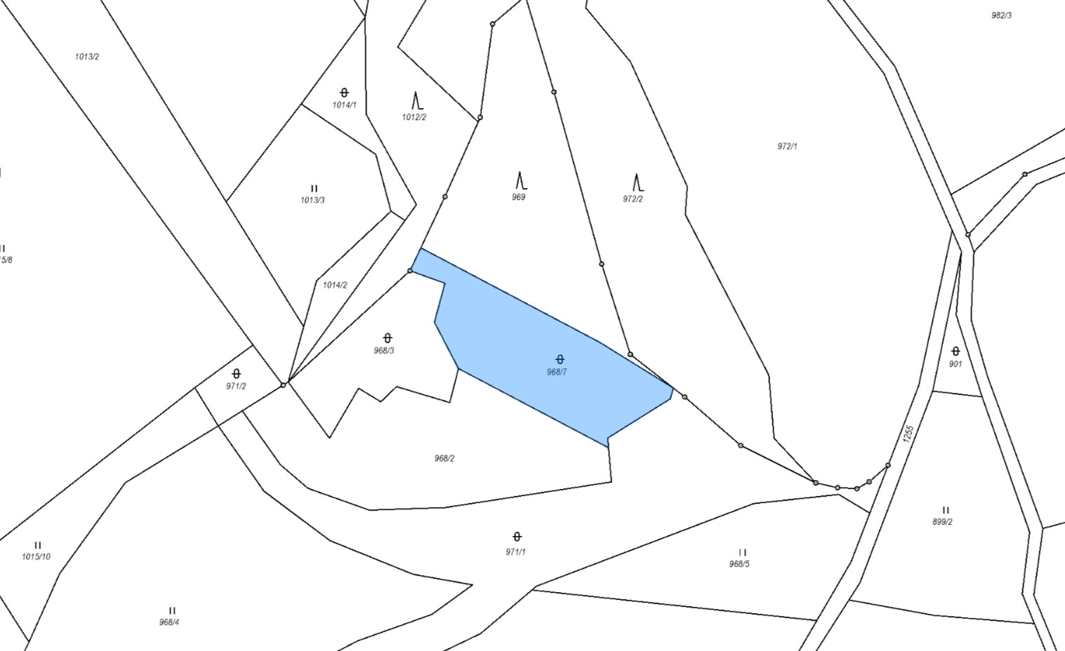 Ostatní plocha o výměře 1 129 m2, podíl 1/1, k.ú. Bystrá nad Jizerou, okres Semily