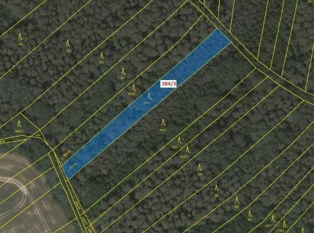 Prodej - pozemek, les, 1 575 m²