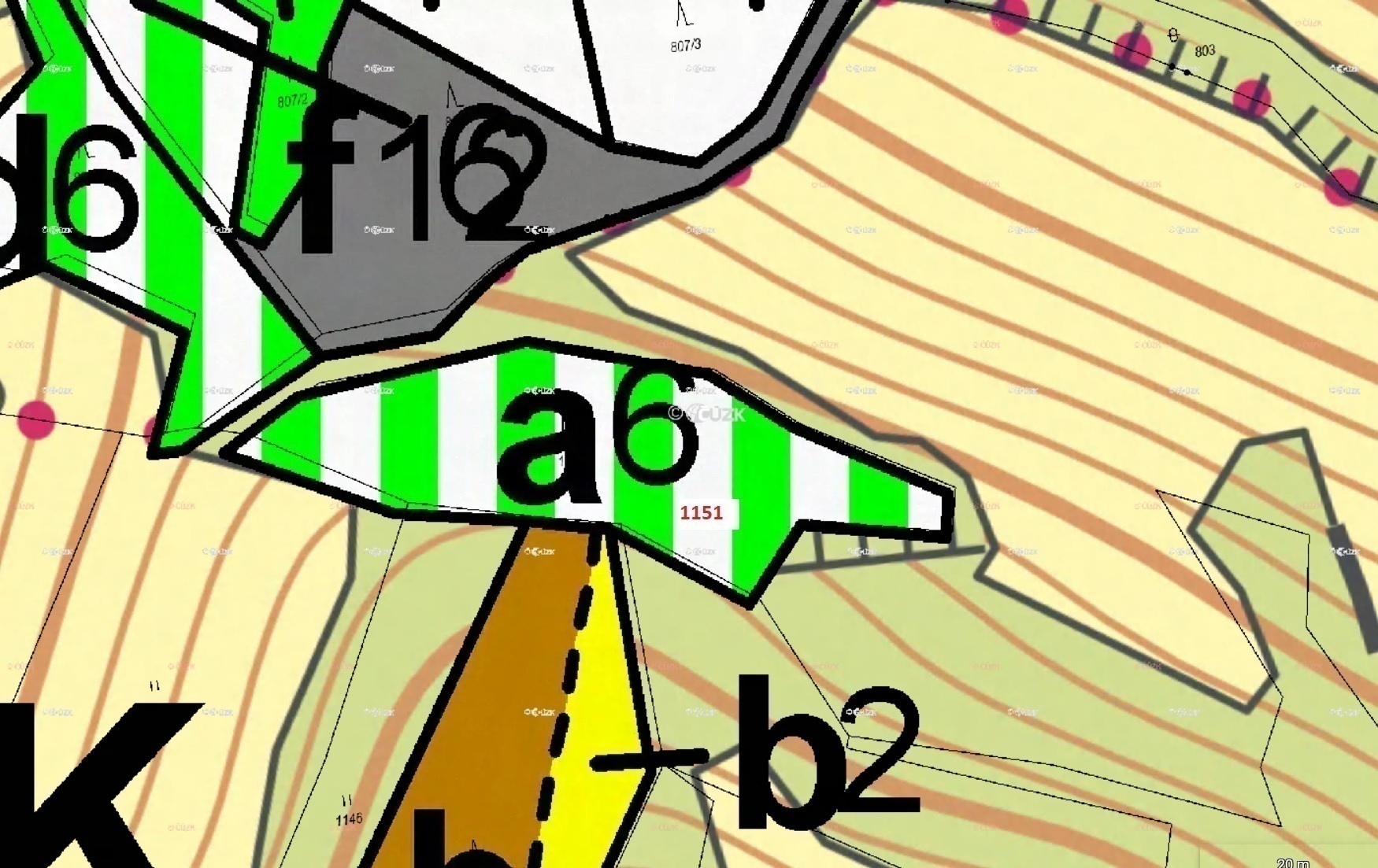Lesní pozemek o výměře 2 293 m2, podíl 1/1, k.ú. Setěchovice, okres Prachatice