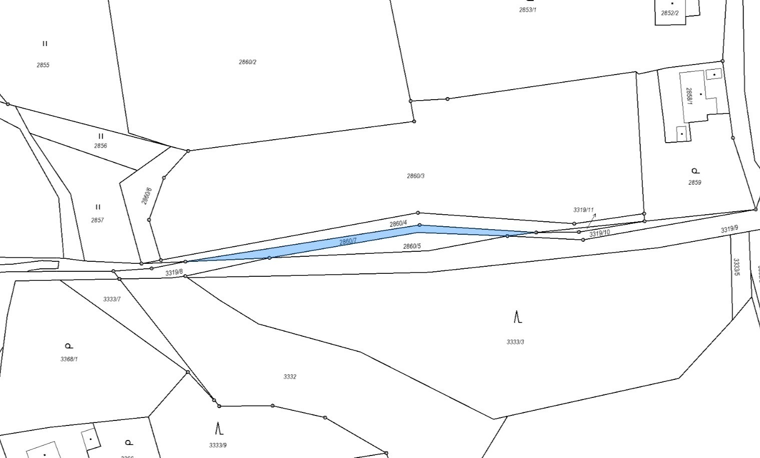 Orná půda o výměře 257 m2, podíl 1/1, k.ú. Horní Lutyně, okres Karviná