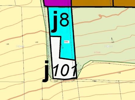 Prodej - pozemek, les, 3 426 m²