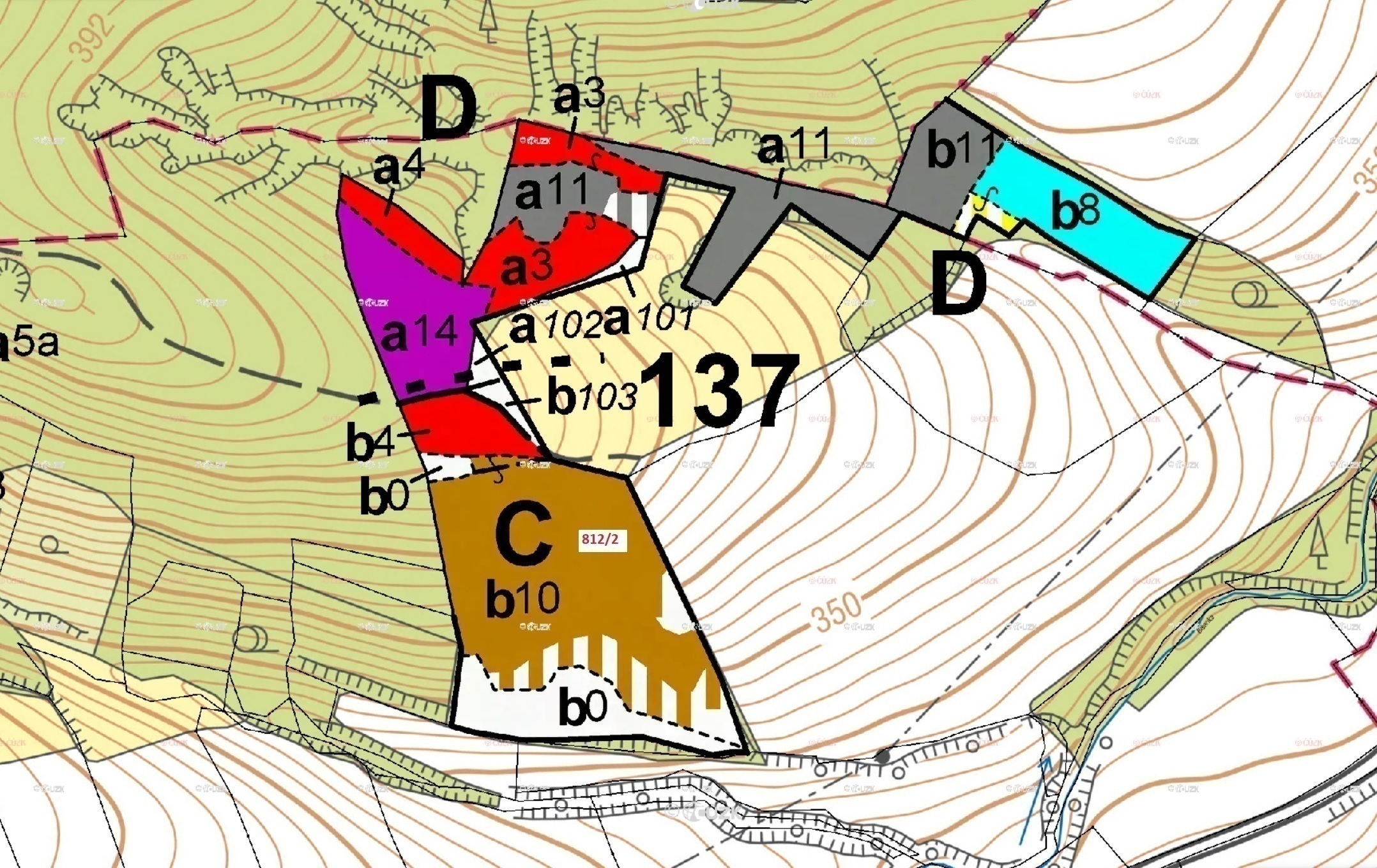 Lesní pozemek o výměře 48 333 m2, podíl 1/1, k.ú. Přibenice, okres Louny