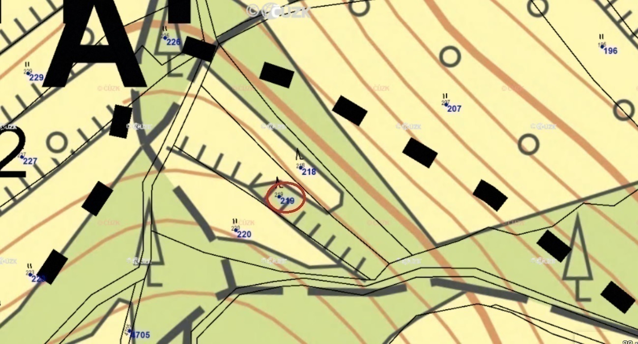 Lesní pozemek o výměře 1 403 m2, podíl 1/1, k.ú. Zděchov, okres Vsetín