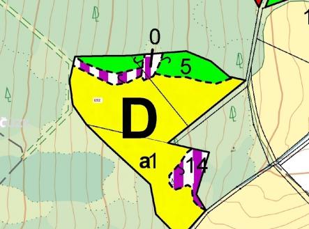 Prodej - pozemek, les, 6 280 m²