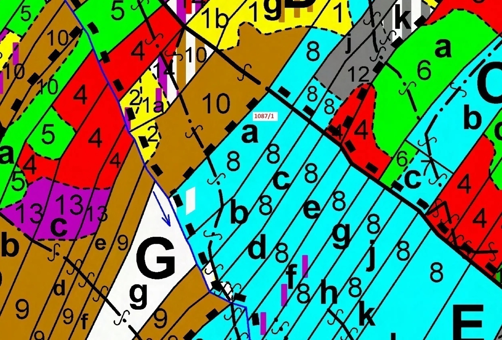 Lesní pozemek o výměře 5 996 m2, podíl 1/1, k.ú. Veverské Knínice, okres Brno-venkov