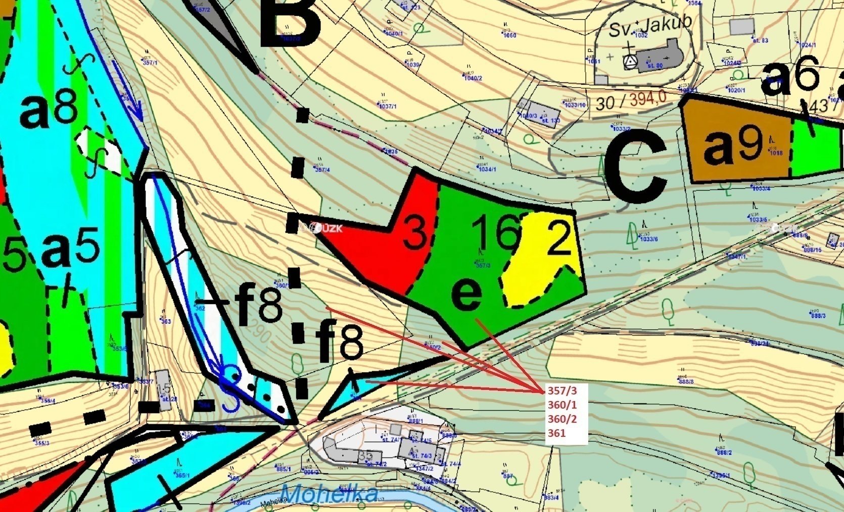 Lesní pozemky, trvalý travní porost o výměře 16 933 m2, podíl 1/1, k.ú. Libíč, okres Liberec