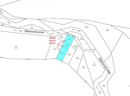 Prodej - pozemek, les, 507 m²