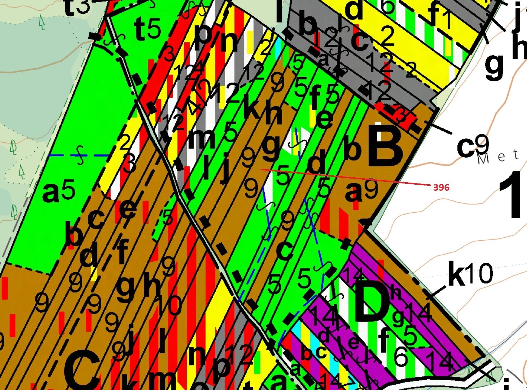 Lesní pozemek o výměře 3832 m2, podíl 1/1, k.ú. Komárov u Soběslavi, okres Tábor