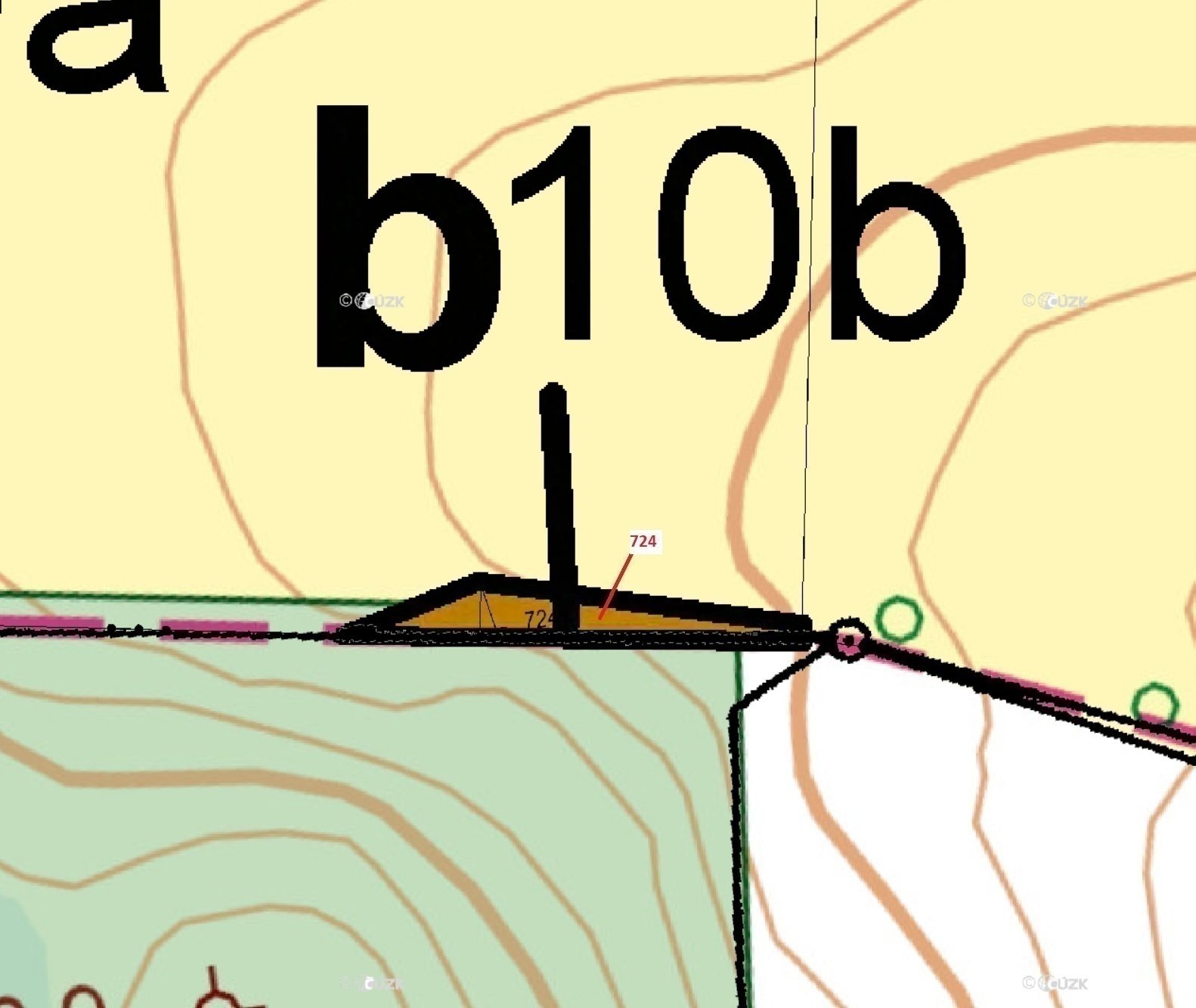 Lesní pozemek o výměře 133 m2, podíl 1/1, k.ú. Čekanice, okres Strakonice