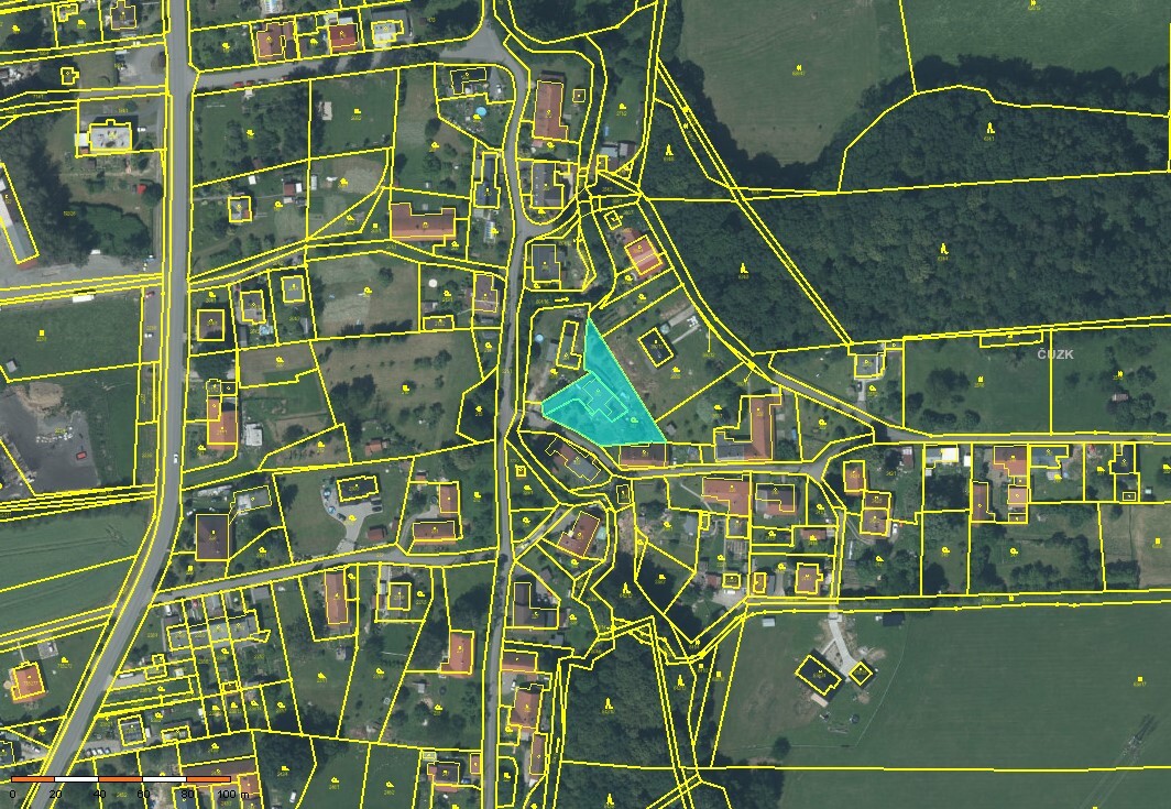 1/2 podíl na R.D. č.p. 48 s věcným břemenem užívání, LV 57v obci Kateřinice, okres Nový Jičín