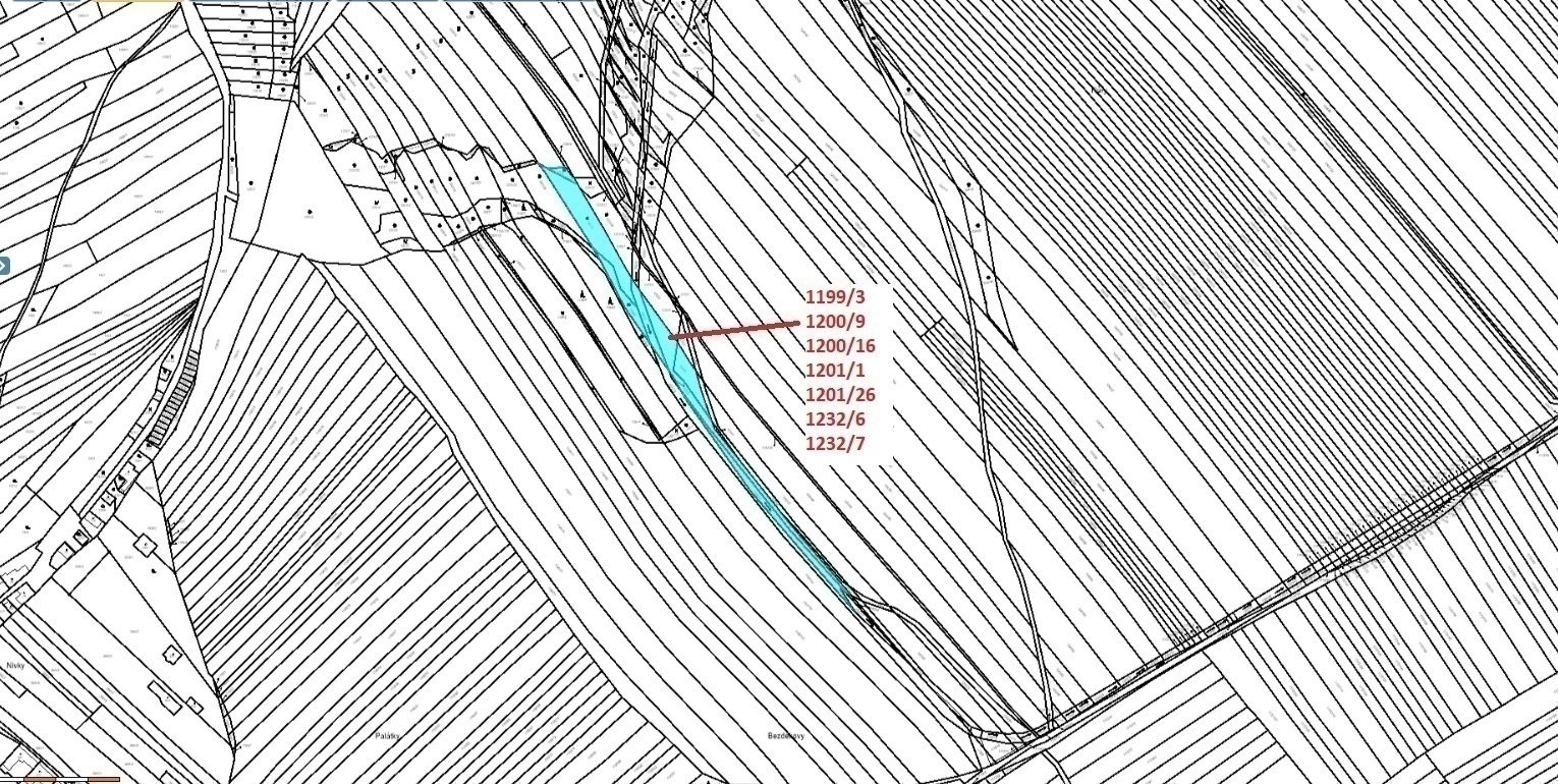 Trvalý travní porost, ostatní plocha, vodní plocha o výměře 3 434 m2, podíl 1/1, k.ú. Babice u Uhers