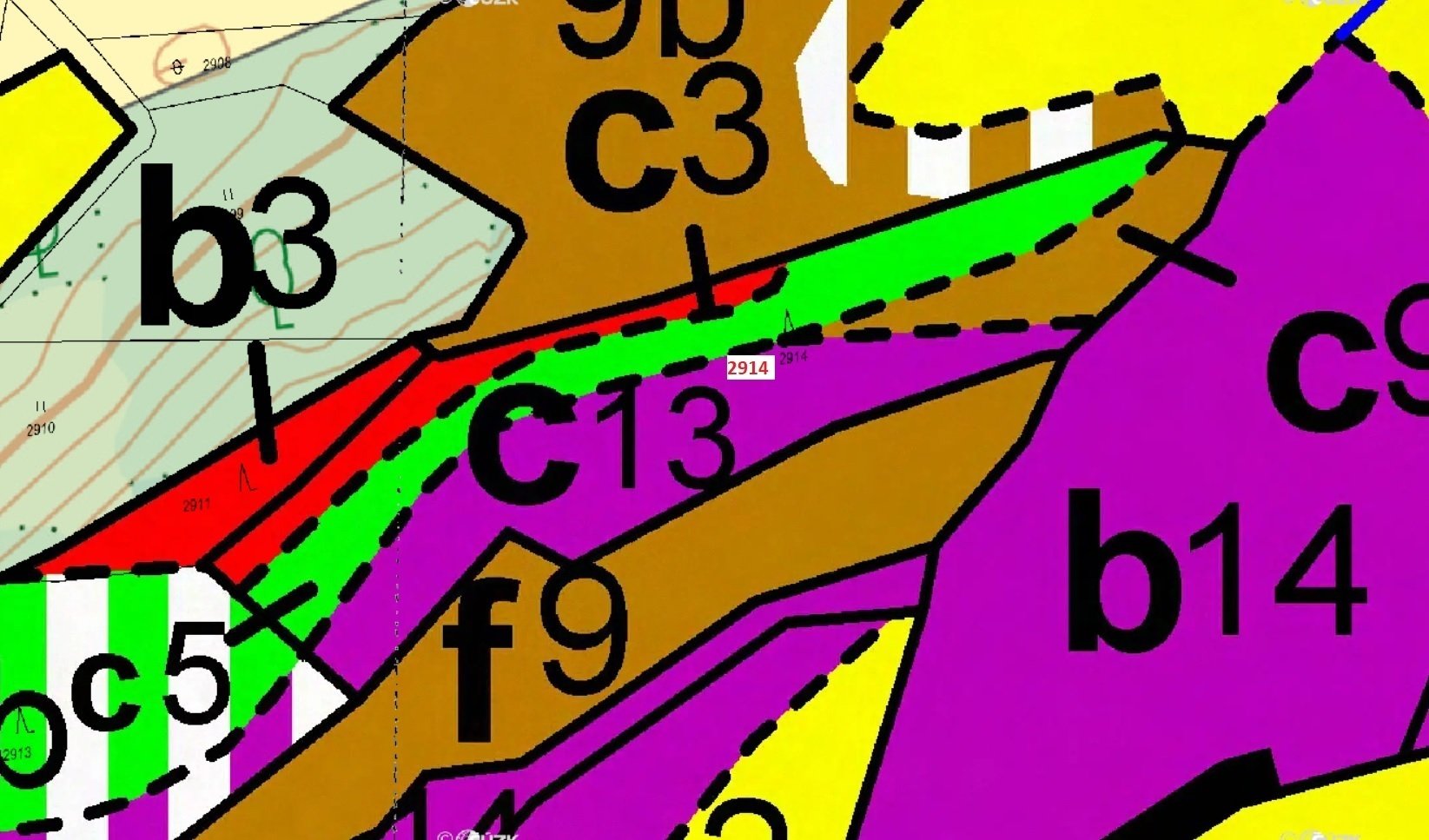 Lesní pozemek o výměře 4 105 m2, podíl 1/1, k.ú. Kácov, okres Kutná Hora