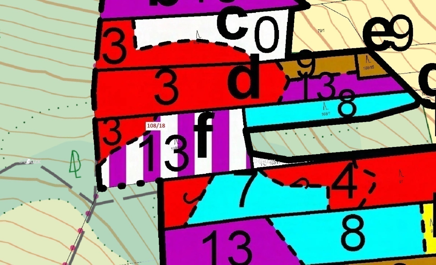 Lesní pozemek o výměře 2 817 m2, podíl 1/1, k.ú. Jemnice u Oseka, okres Strakonice