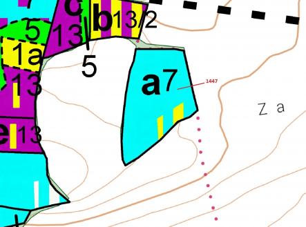 Prodej - pozemek, les, 4 542 m²