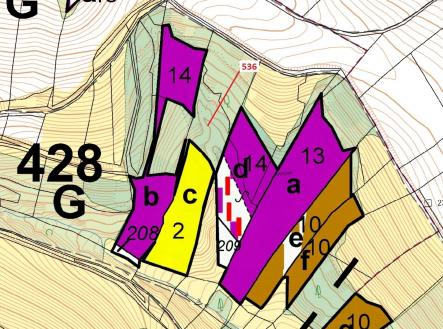 Prodej - pozemek, les, 3 313 m²