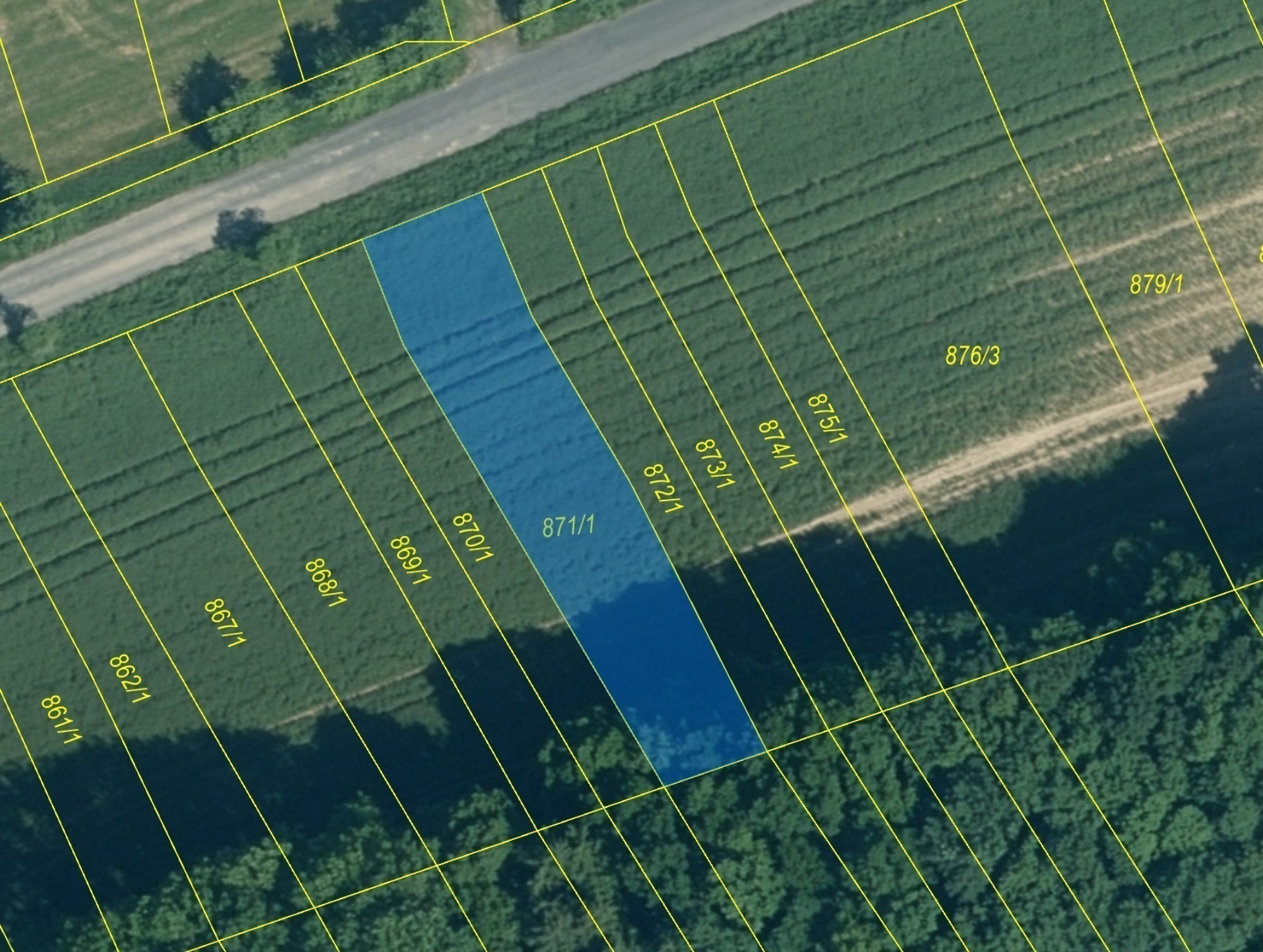 Orná půda o výměře 572 m2, podíl 1/1, k.ú. Janovice nad Úhlavou, okres Klatovy