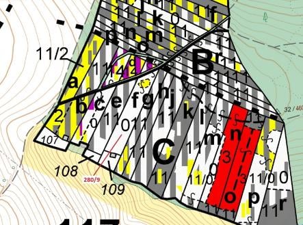 Prodej - pozemek, les, 3 462 m²