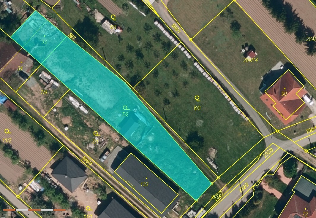 Pozemek LV 257, jehož součástí je zemědělská stavba, včetně zahrady, v obci Nové Sady, okres Žďár na