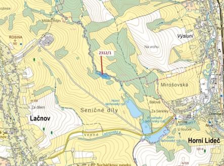 Prodej pozemku, les, 10 526 m²
