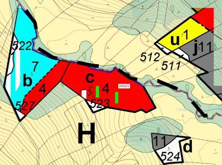 Prodej pozemku, les, 10 526 m²