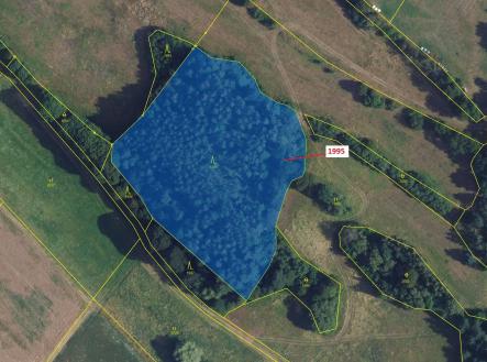 Prodej pozemku, les, 1 995 m²