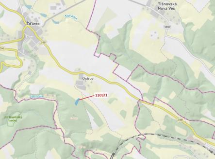 Prodej pozemku, les, 3 474 m²